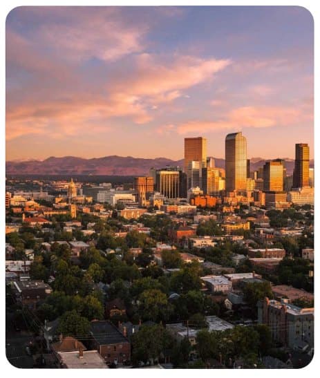 Denver, Colorado skyline